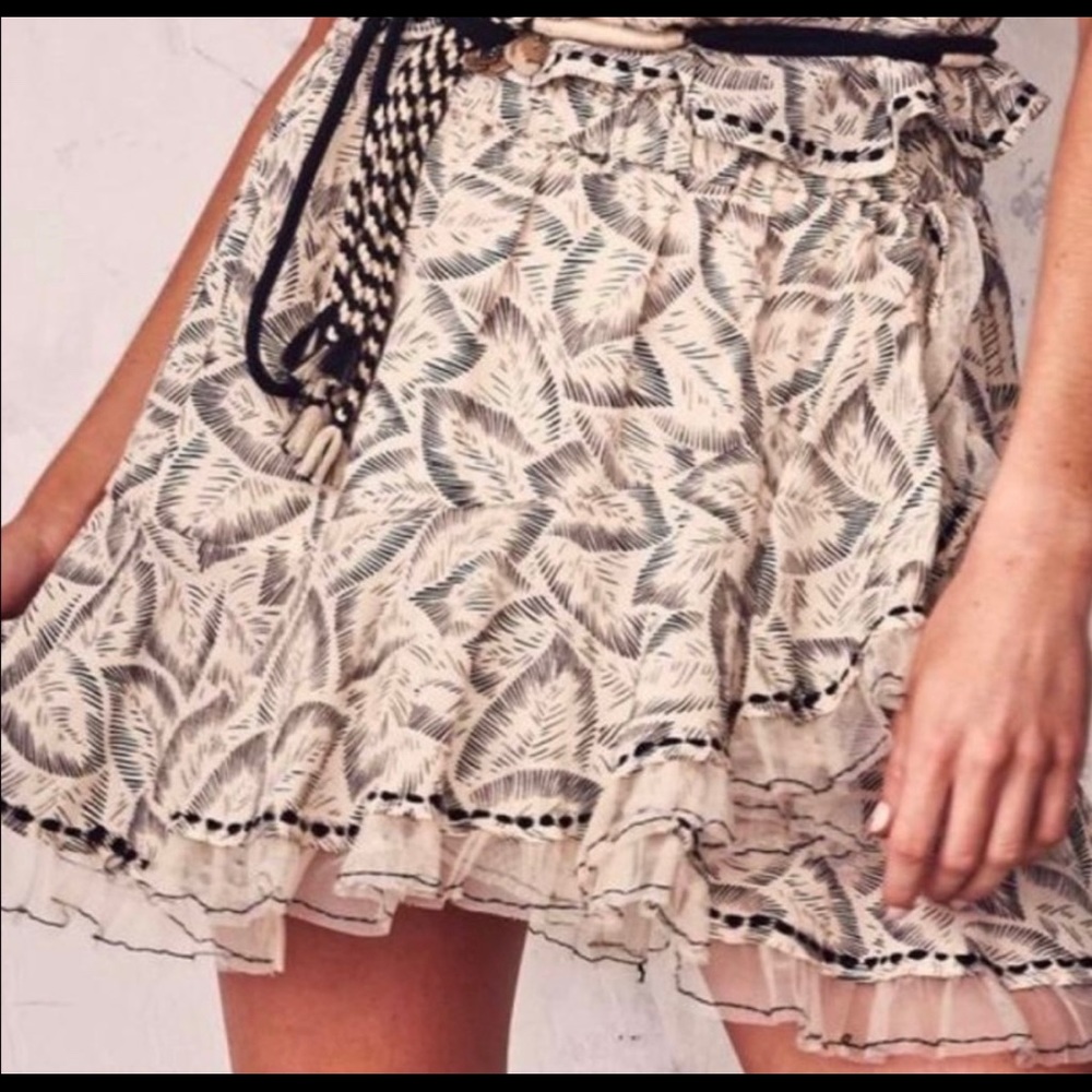 Love shack fancy Clementine skirt M